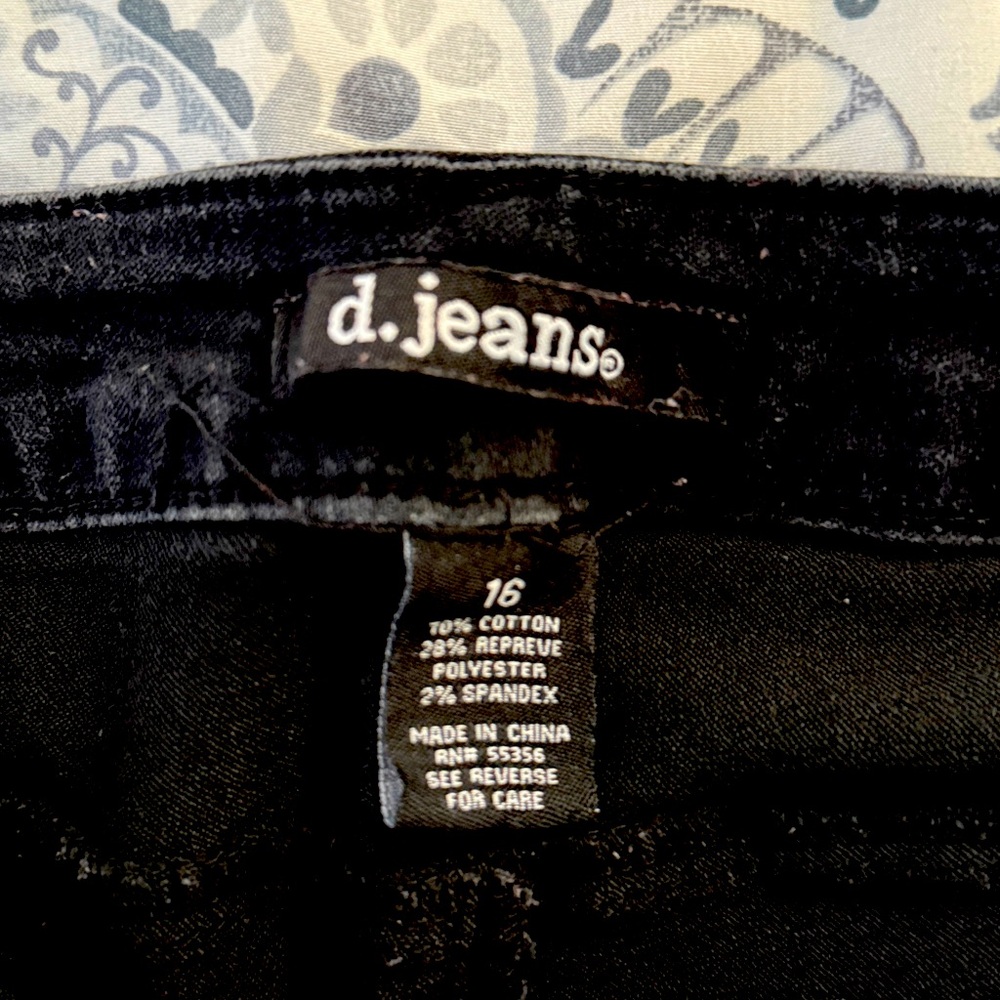 D.JEANS  SKINNY JEANS SIZE 16 used